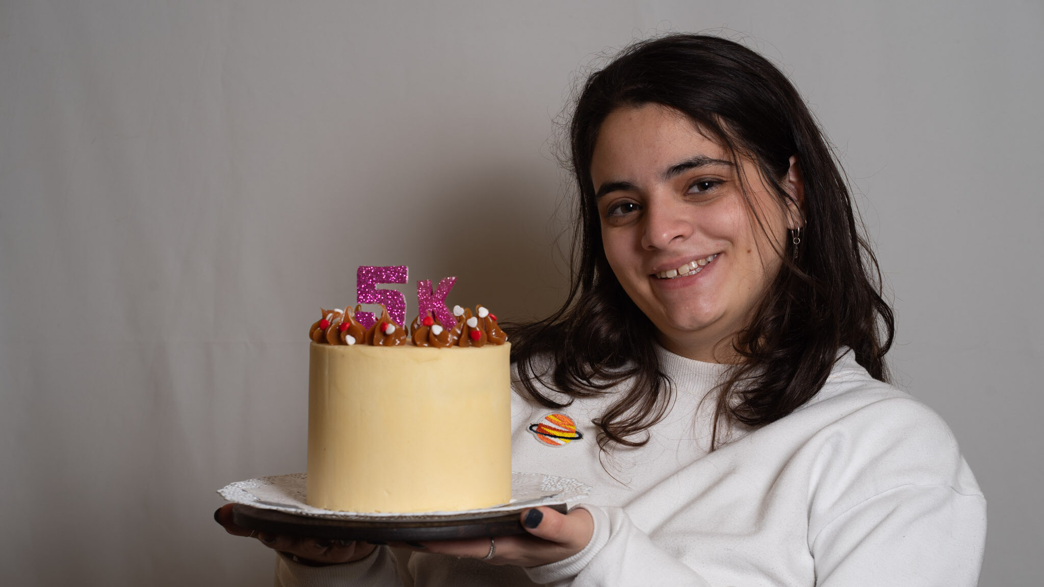 Gracia festeja sus más de 5K seguidores en instagram con esta torta deliciosa y sencilla